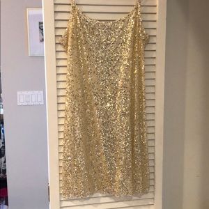 Free People Sequin Slip Dress